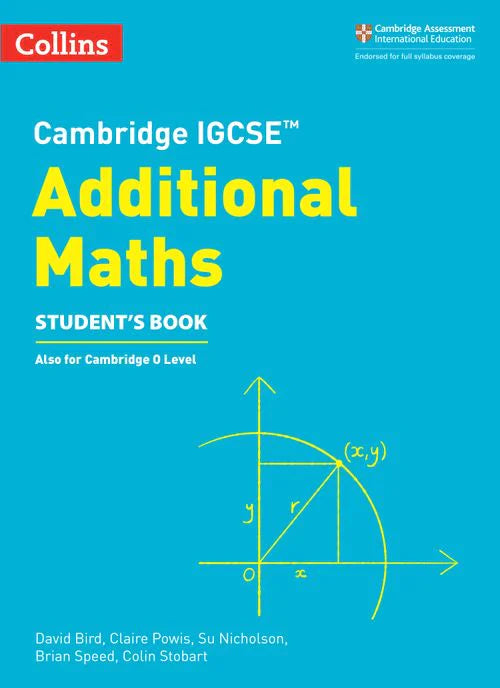 9780008546076, Cambridge IGCSE Additional Math Student’s Book 2nd ...