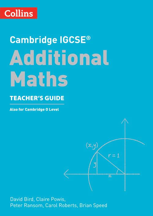 9780008581916, Cambridge IGCSE Additional Math Teacher’s Guide Ebook 2nd edition