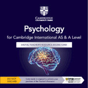 9781009152464, Cambridge International AS & A Level Psychology Second edition Teacher’s Resource with Access Card