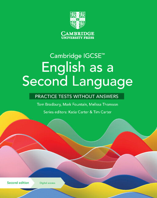 9781009166089, NEW Cambridge IGCSE English as a Second Language Practice Tests without Answers with Digital Access (2 Years)