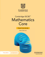 9781009297950, NEW Cambridge IGCSE Mathematics Core and Extended Core practice book with digital version (2 years)