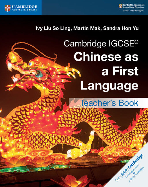 9781108434966, Cambridge IGCSE Chinese as a First Language Teacher's Book