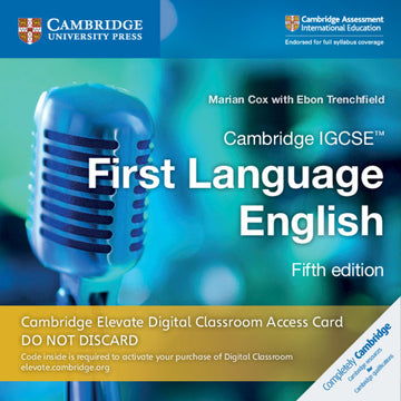 Cambridge IGCSE First Language English Digital Classroom Access Card (1 year)
