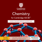 9781108948937, Cambridge IGCSE Chemistry Digital Teacher's Resource Access Card