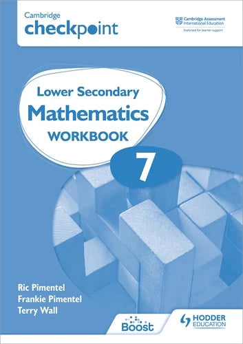 9781398301269, Cambridge Checkpoint Lower Secondary Mathematics Workbook 7