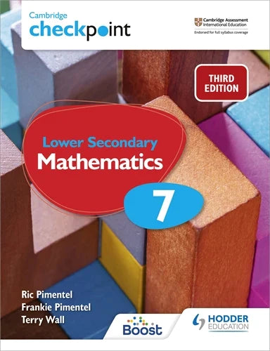 9781398301948, Cambridge Checkpoint Lower Secondary Mathematics Student's Book 7 Third Edition