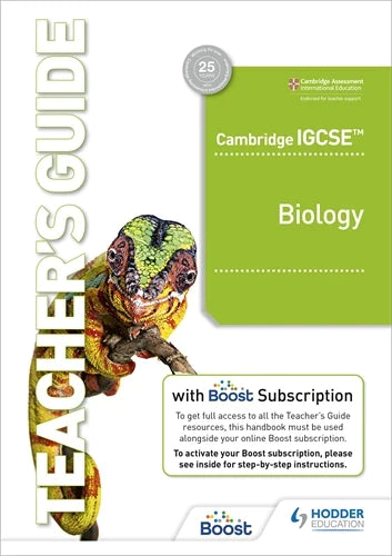9781398310476, Cambridge IGCSE Biology Teacher's Guide with Boost Subscription