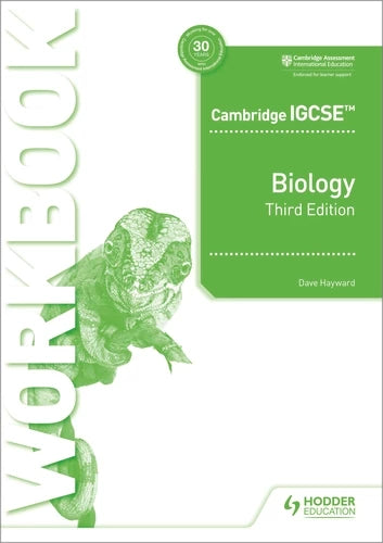 9781398310490, Cambridge IGCSE Biology Workbook 3rd Edition