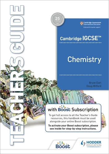 9781398310520, Cambridge IGCSE Chemistry Teacher's Guide with Boost Subscription Booklet
