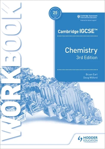 9781398310537, Cambridge IGCSE Chemistry Workbook 3rd Edition