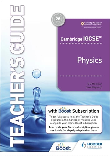 9781398310568, Cambridge IGCSE Physics Teacher's Guide with Boost Subscription 