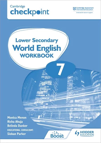 9781398311350, Cambridge Checkpoint Lower Secondary World English Workbook 7