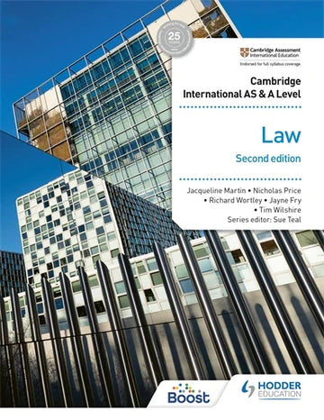 9781398312098, Cambridge International AS and A Level Law Second Edition