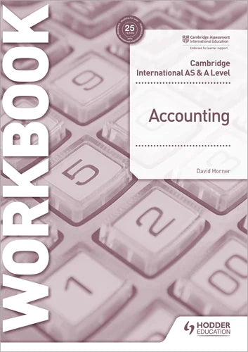 9781398317543, Cambridge International AS and A Level Accounting Workbook