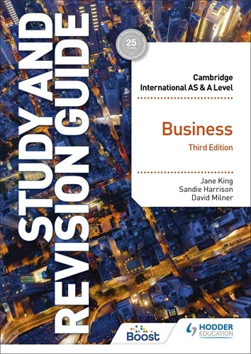 9781398344389, Cambridge International AS/A Level Business Study and Revision Guide Third Edition