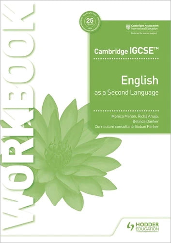 9781398352728, Cambridge IGCSE English as a Second Language Workbook