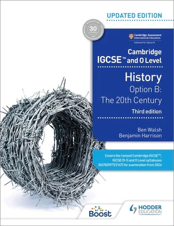 9781398375055, Cambridge IGCSE and O Level History 3rd Edition: Option B: The 20th century