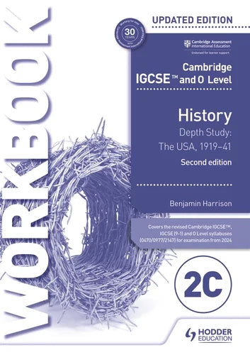 9781398375147, Cambridge IGCSE and O Level History Workbook 2C - Depth study: The United States, 1919–41 2nd Edition