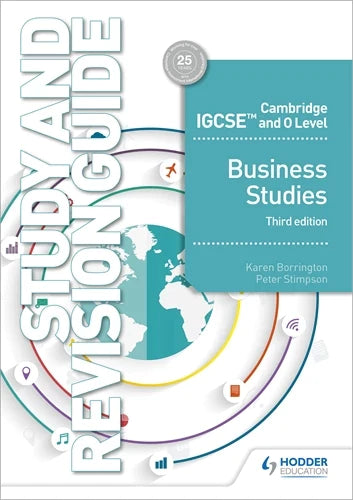 9781510421264, Cambridge IGCSE and O Level Business Studies Study and Revision Guide 3rd edition